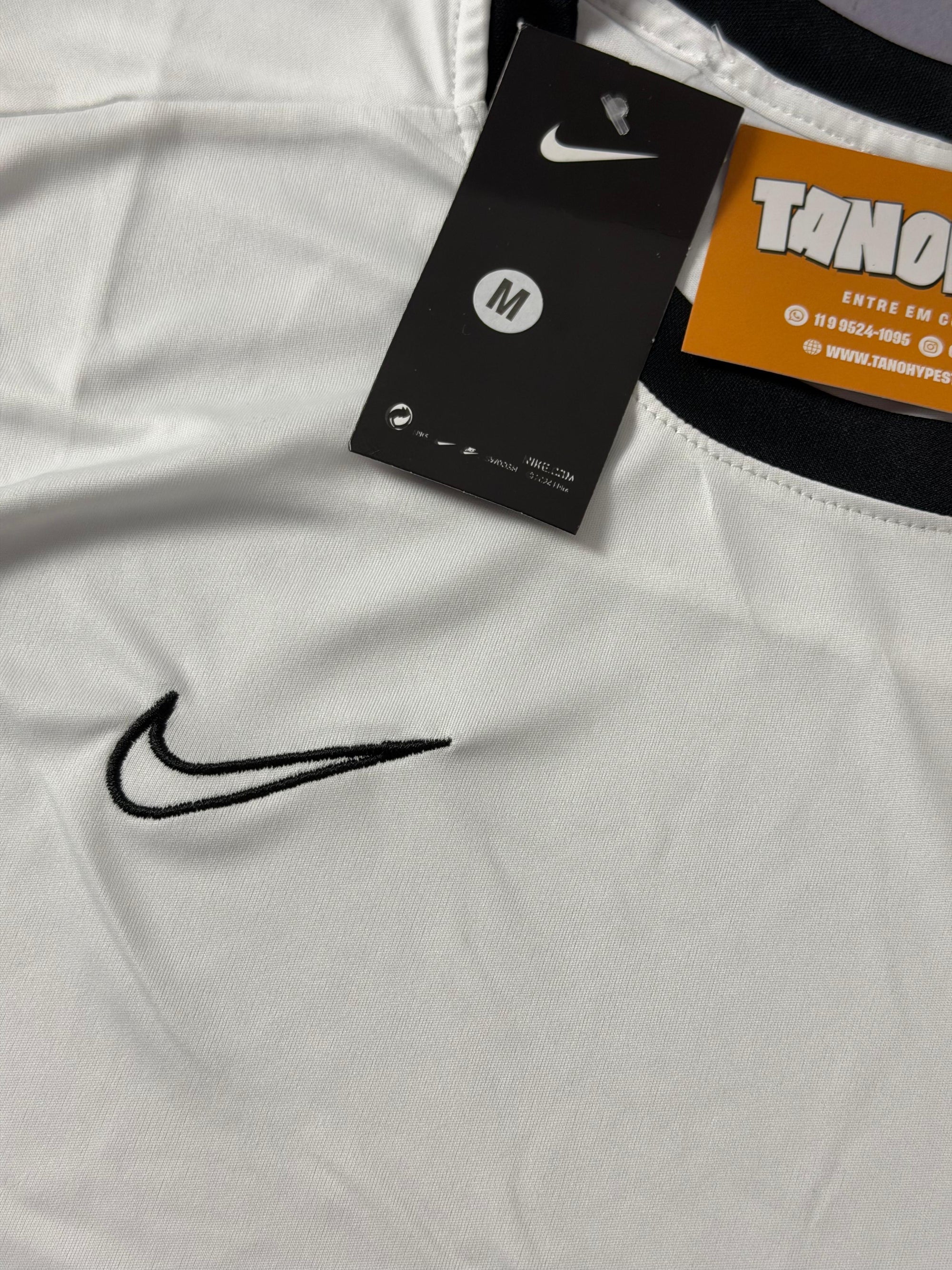 Camiseta Nike Dri Fit Academy 25 - Branca/Cinza