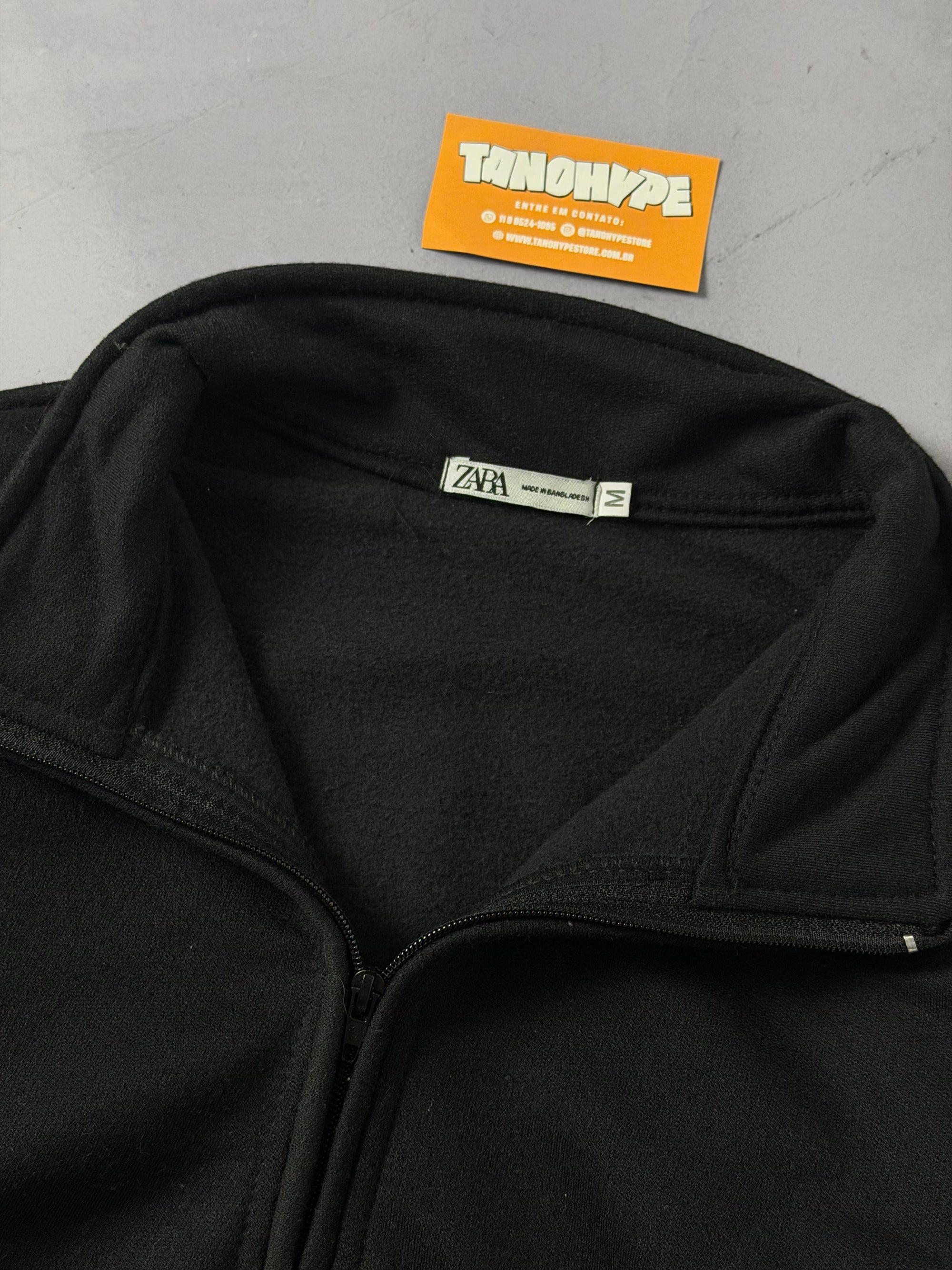 Moletom Gola Alta Zara - Preto