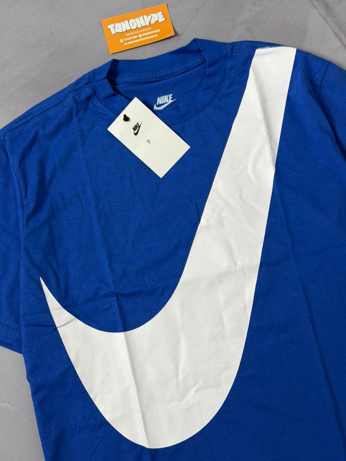 Camiseta Nike Big Logo - Azul