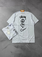 Camiseta Nike x Stussy Peace - Branco