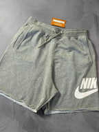 Shorts Moletom Nike Icon - Cinza