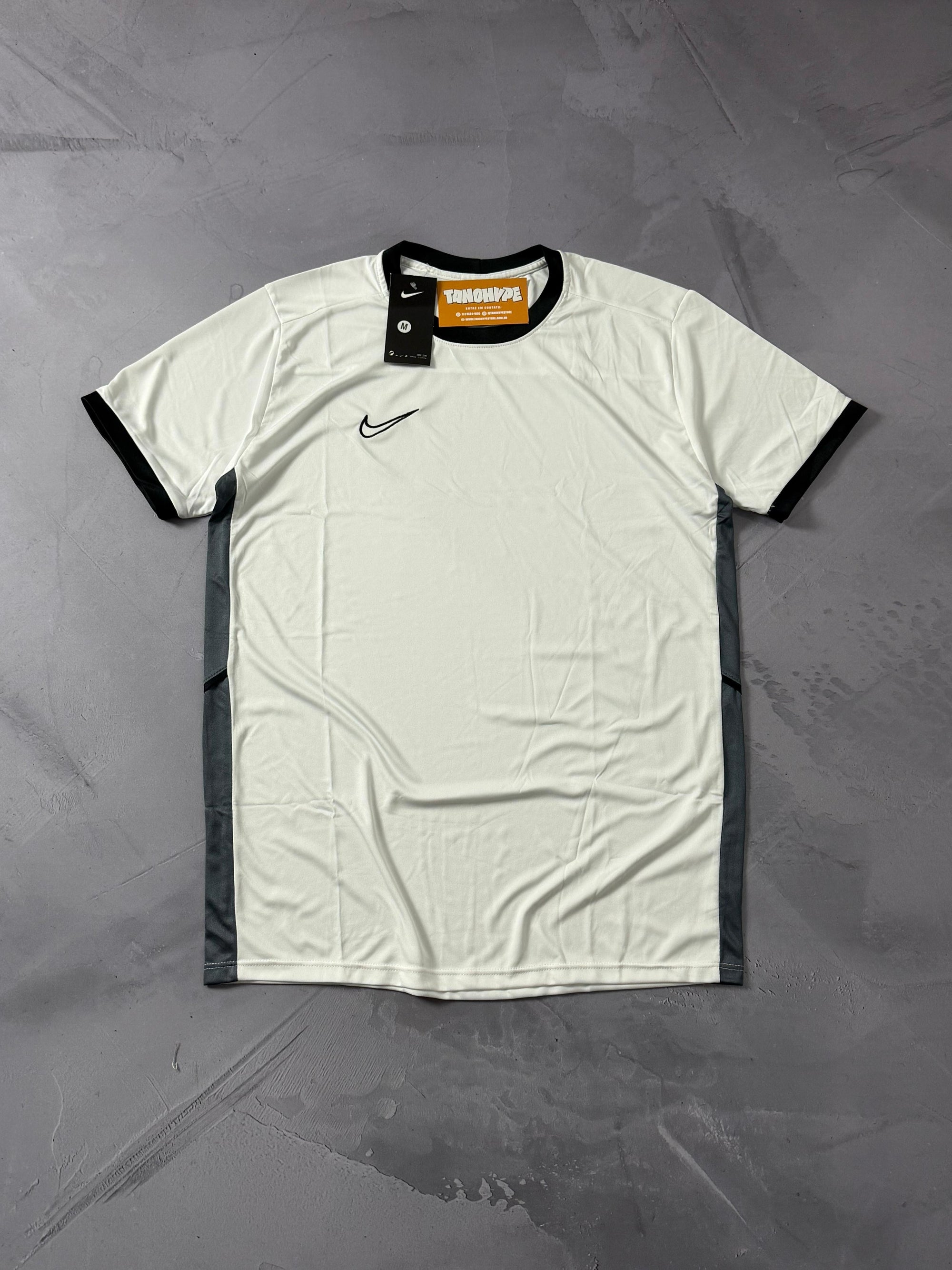 Camiseta Nike Dri Fit Academy 25 - Branca/Cinza