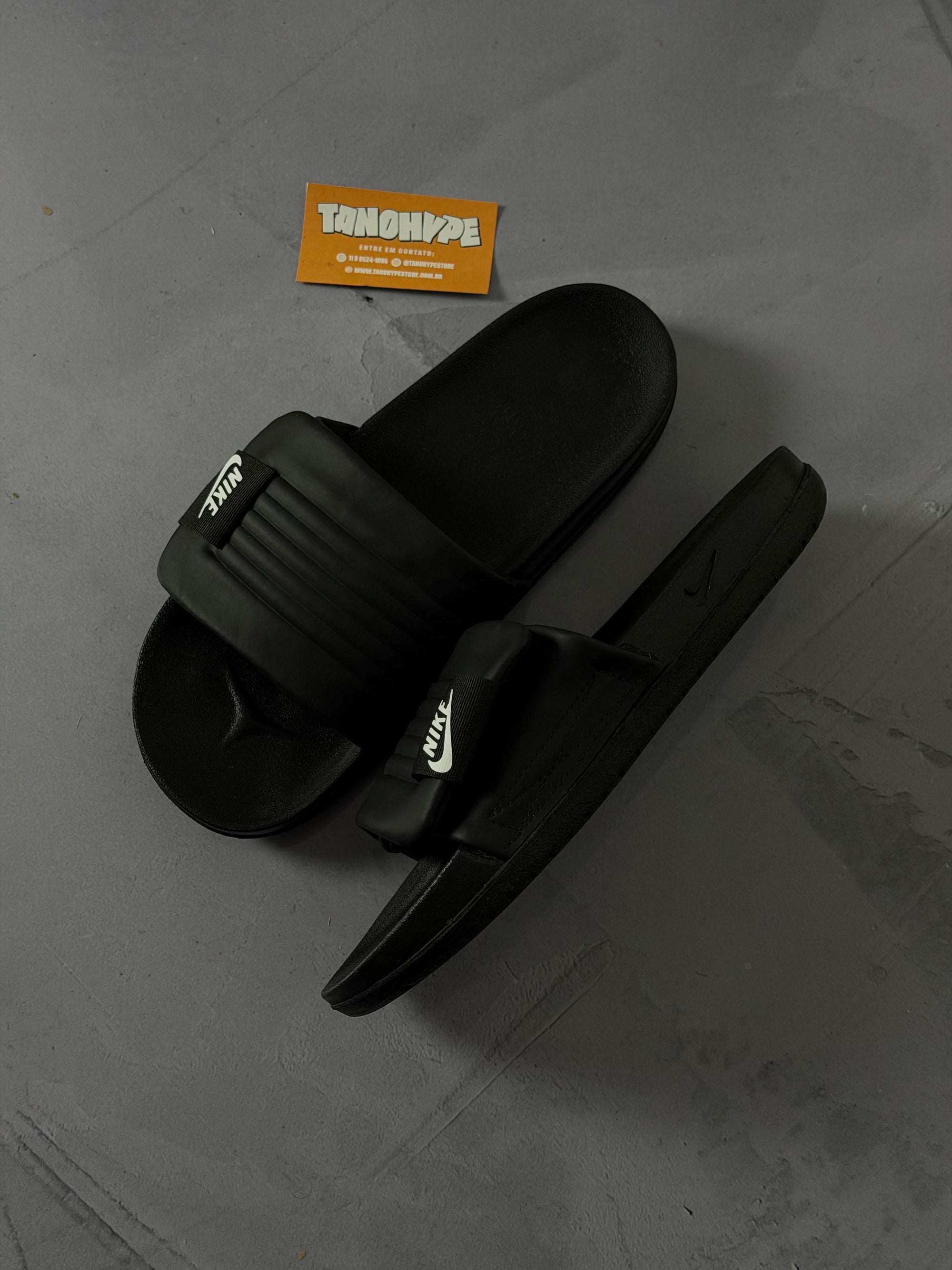 Chinelo Slide Nike Offcourt Adjust - Preto