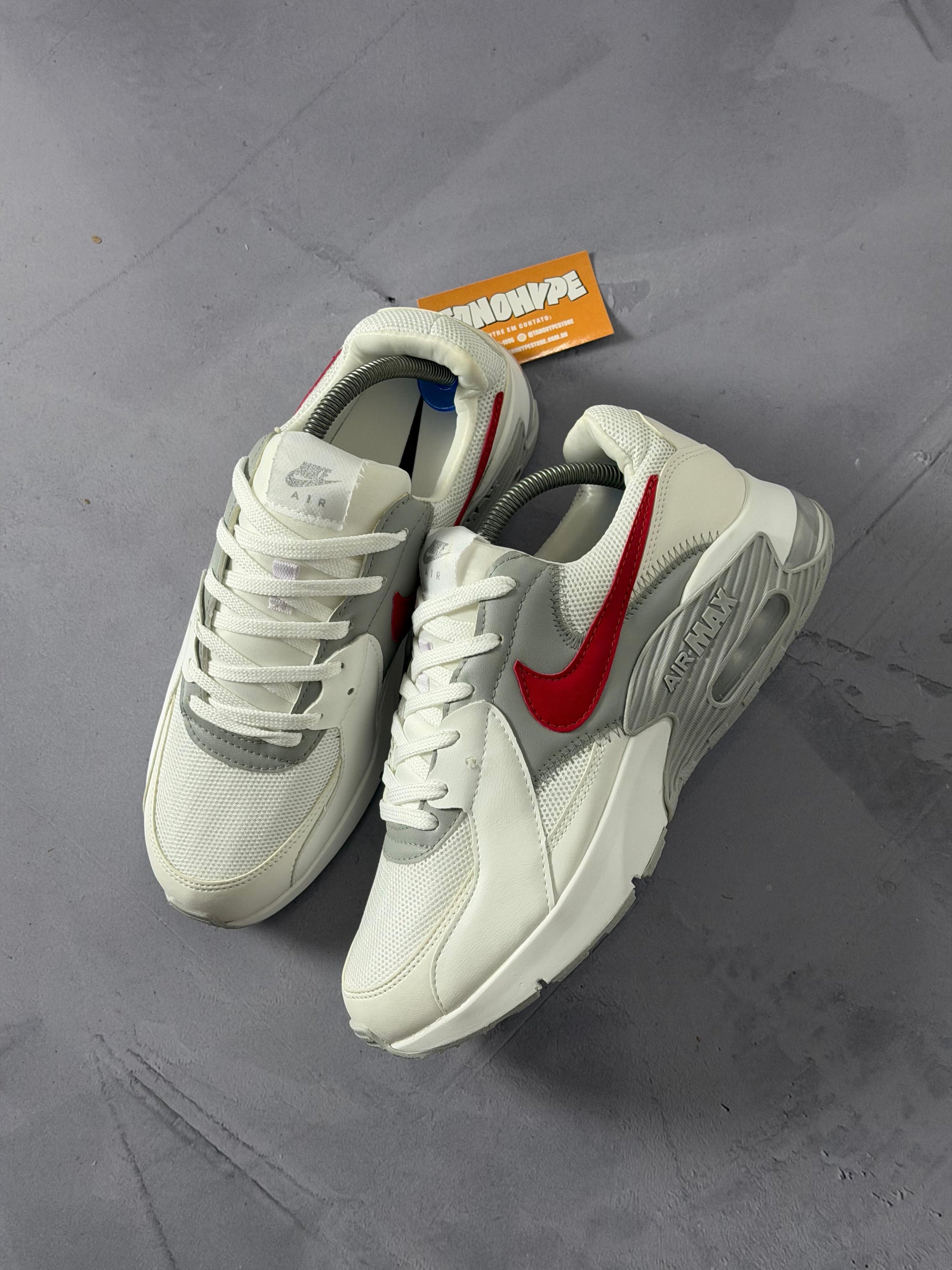 Tênis Nike Air Max Excee - Branco/Vermelho