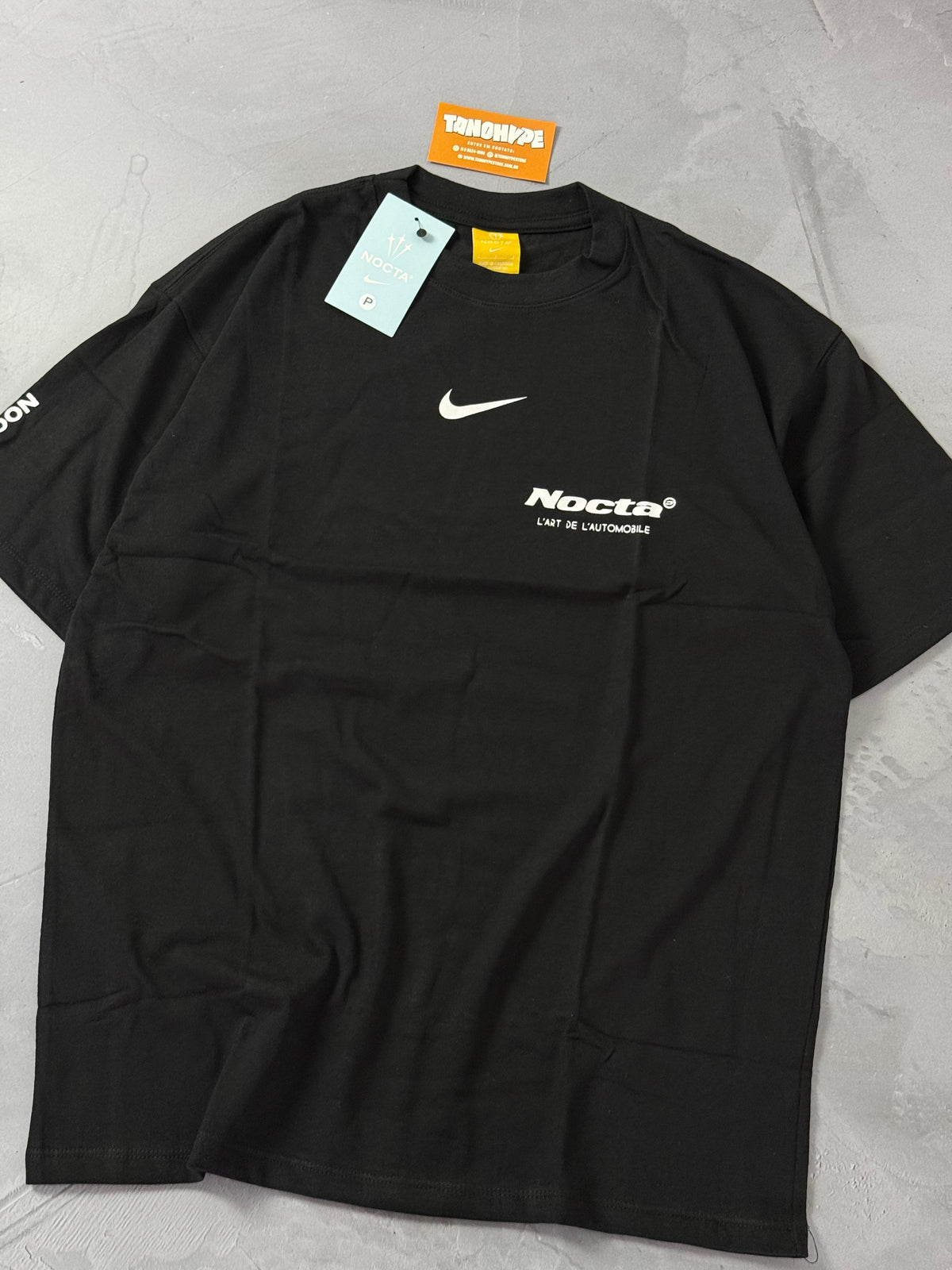 Camiseta Oversized Nike x Nocta L’art - Preto