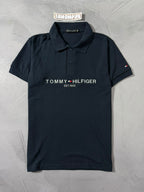 Polo Tommy Hilfiger Logo - Azul Marinho