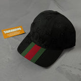 Boné Gucci Canvas - Preto
