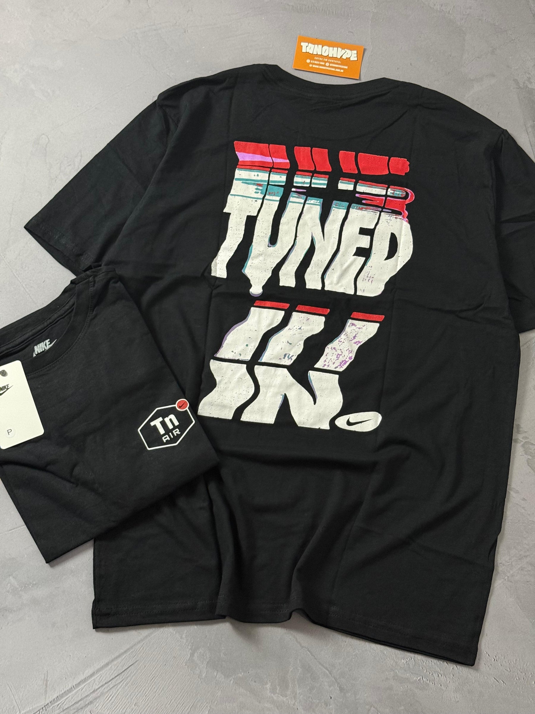 Camiseta Nike Tn Tuned - Preto