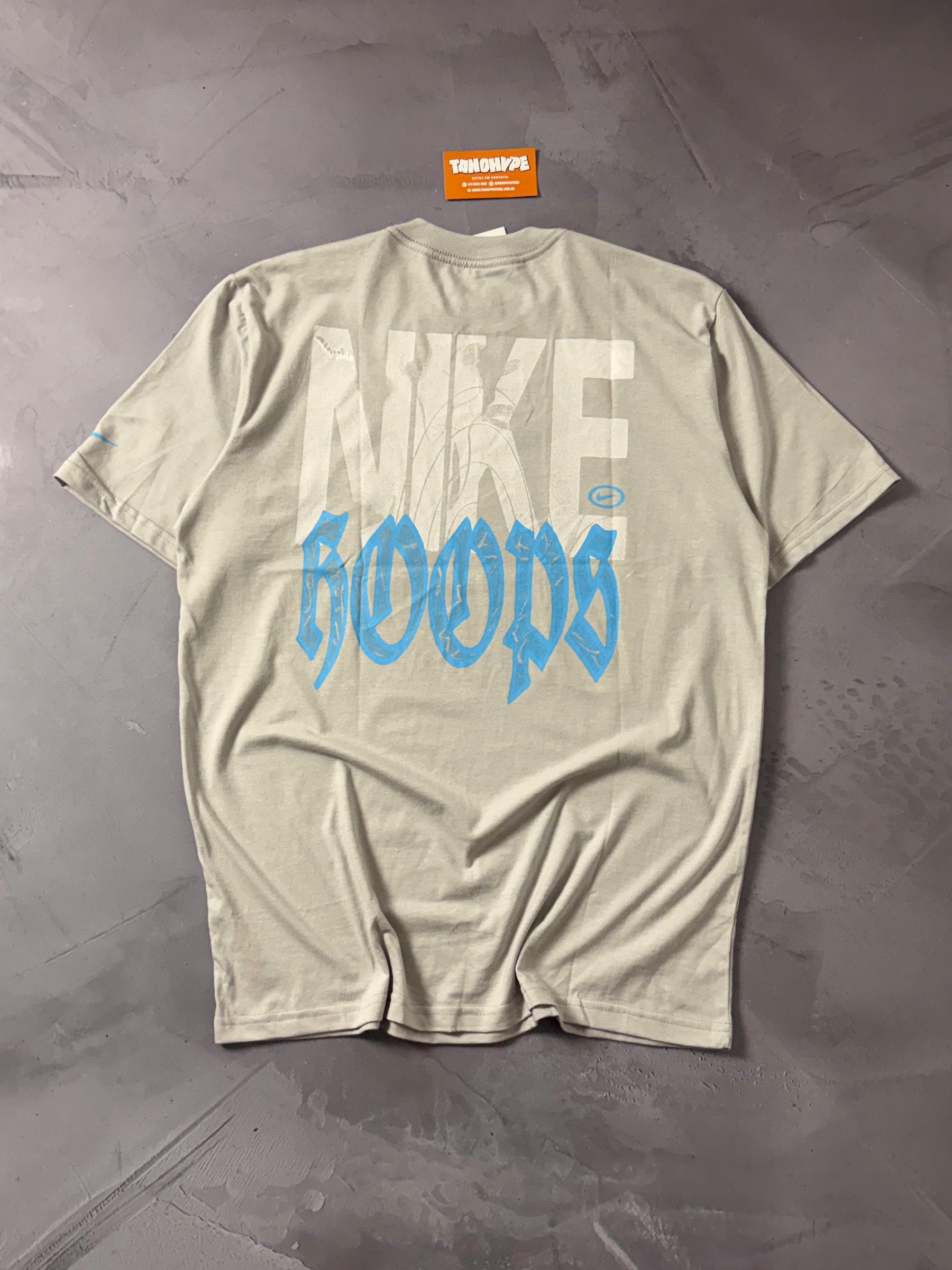 Camiseta Nike Hoops - Cinza