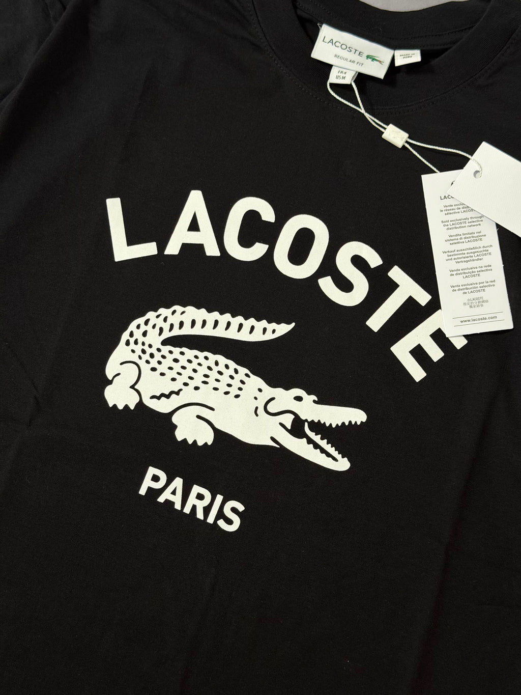 Camiseta Lacoste Classic - Preto