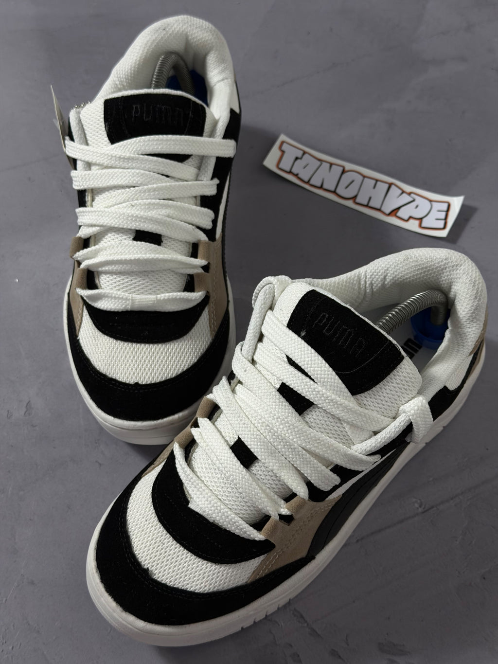 Tênis Puma 180 - Preto/Caqui
