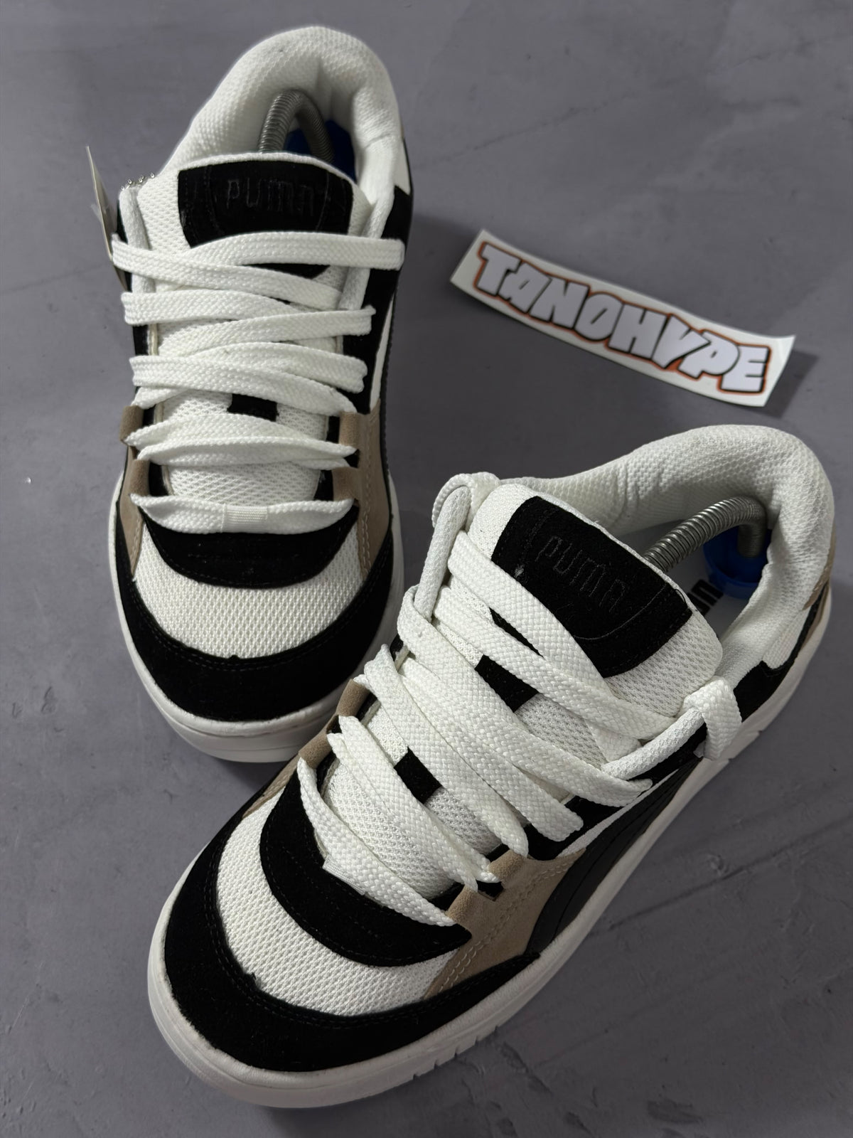 Tênis Puma 180 - Preto/Caqui