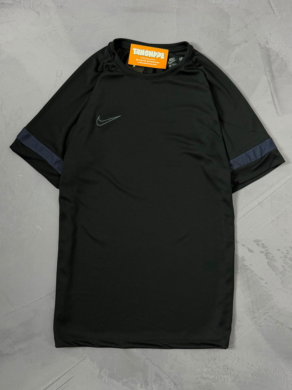 Camiseta Nike Dri Fit Academy 2021 - Preta/Azul
