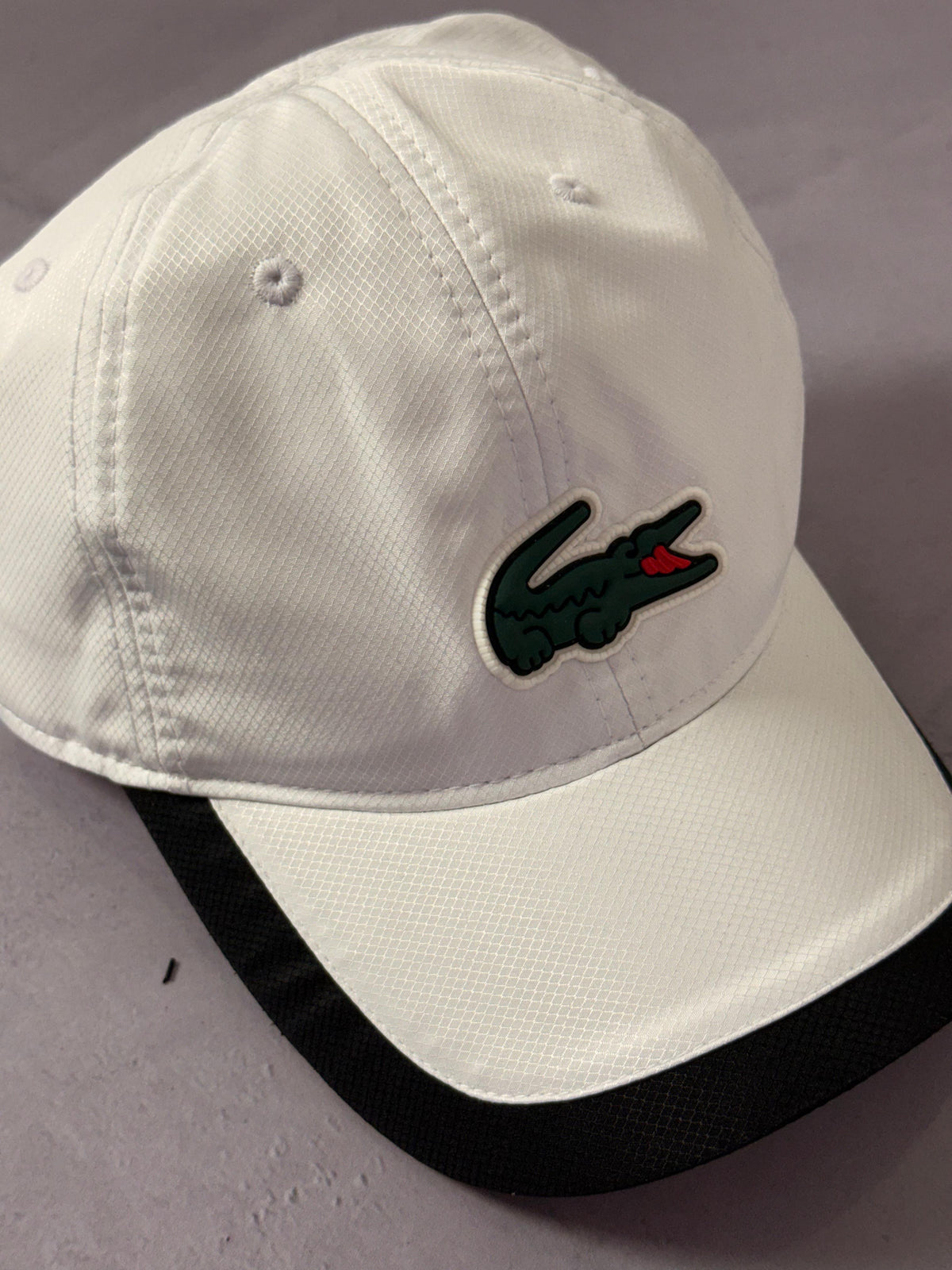 Boné Lacoste Big Croc Sport - Branco