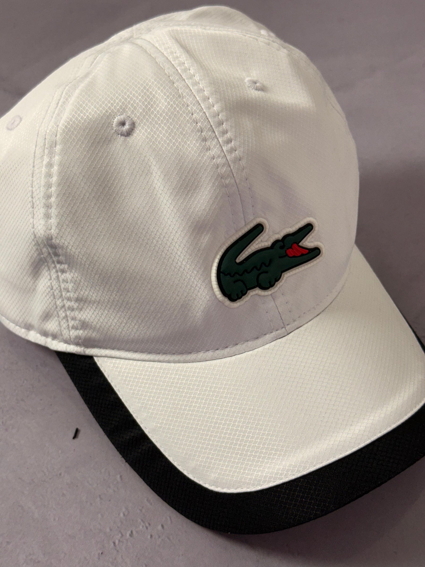 Boné Lacoste Big Croc Sport - Branco