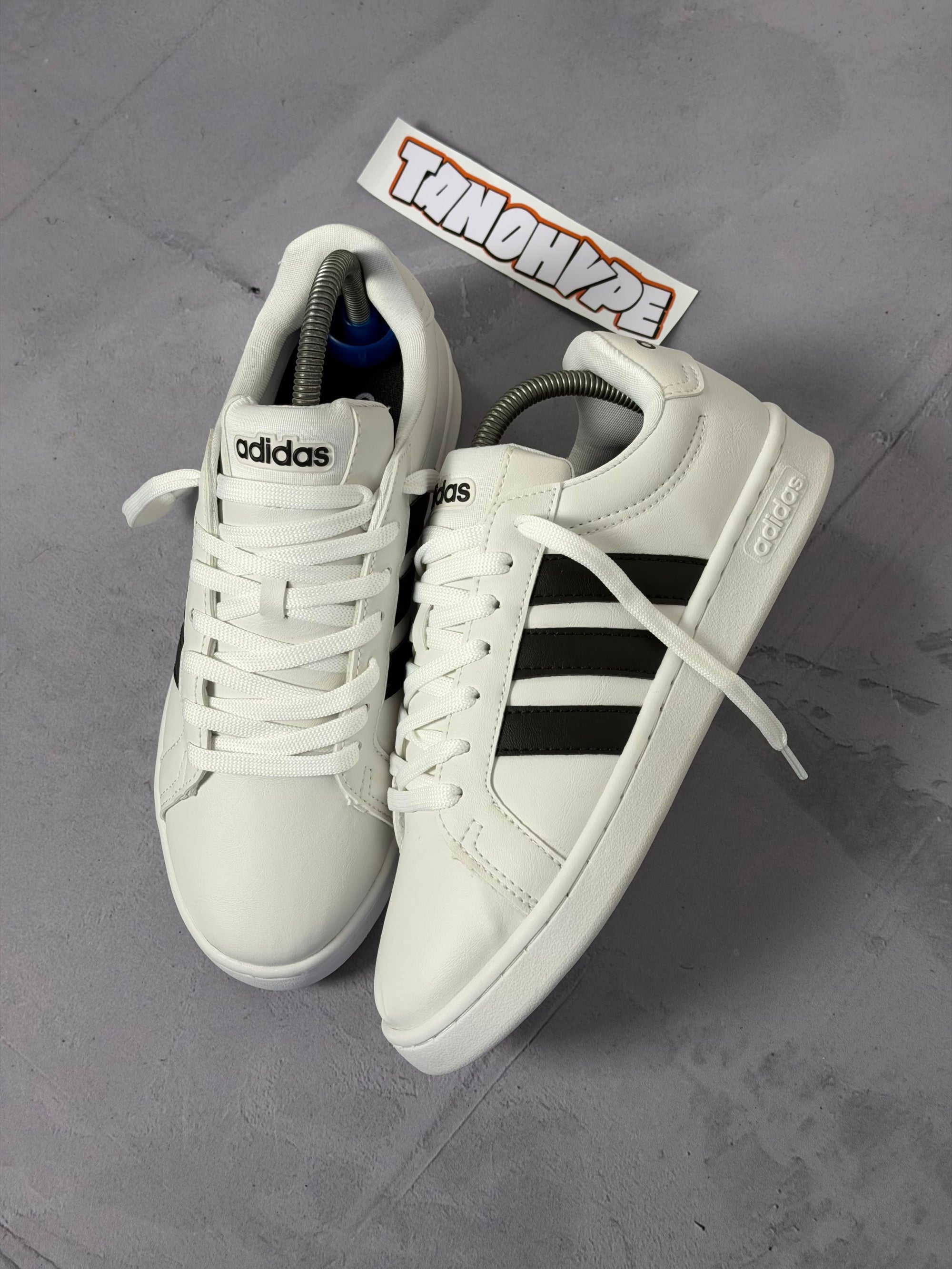 Tênis Adidas Grande Court - Branco/Preto
