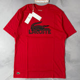 Camiseta Lacoste Sport Logo Retrô - Vermelho