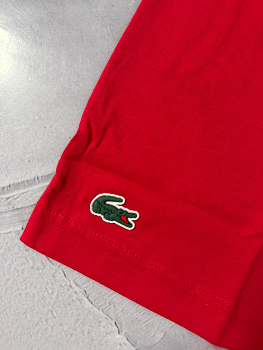 Camiseta Lacoste Sport Logo Retrô - Vermelho