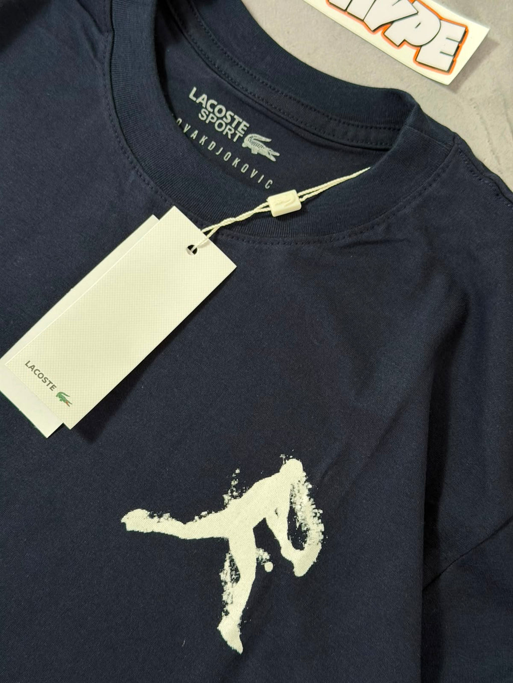 Camiseta Lacoste x Djokovic - Azul Marinho