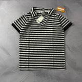 Polo Zara Tricô - Preta Listrada