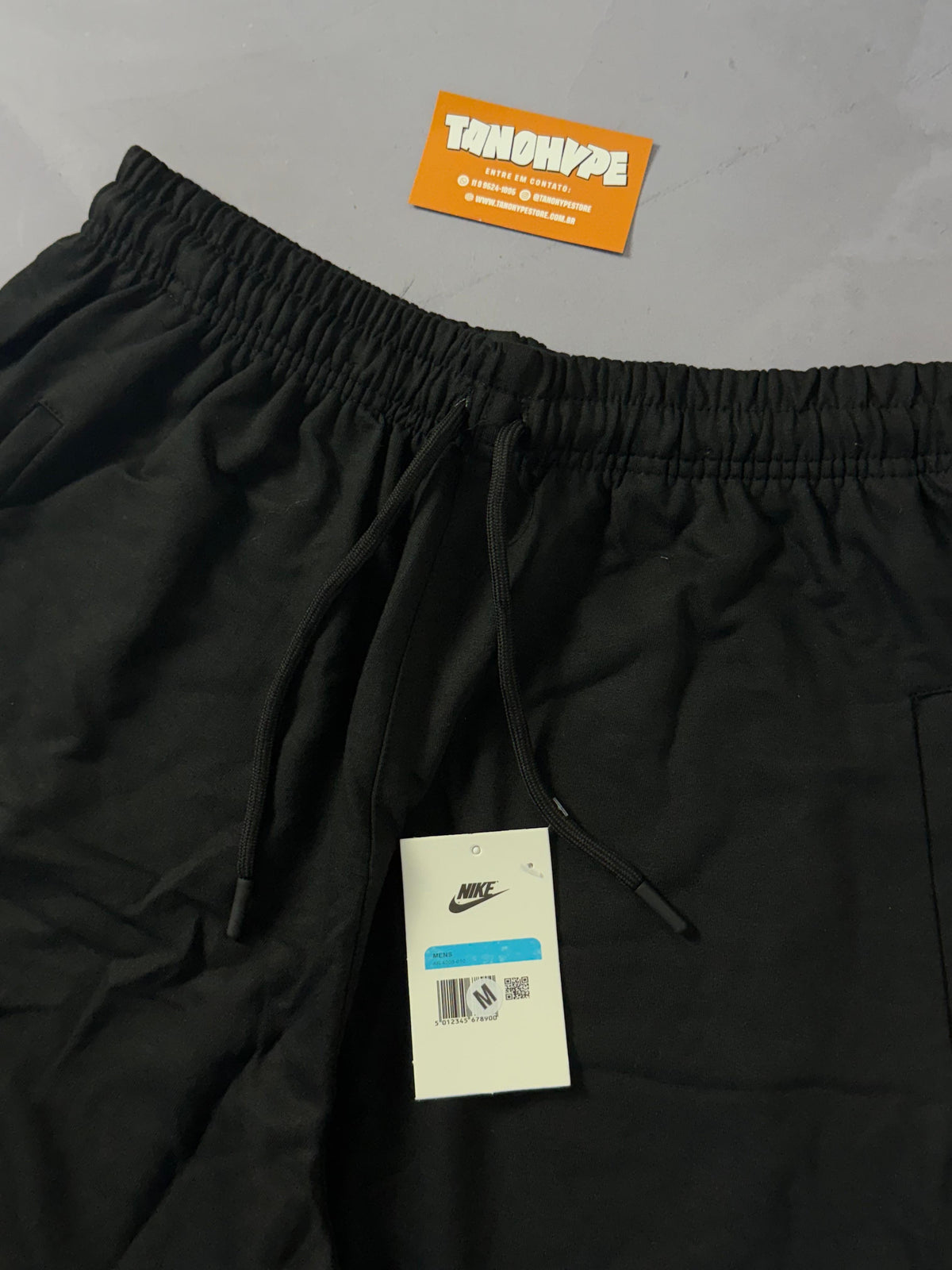 Shorts Moletom Nike Icon - Preto