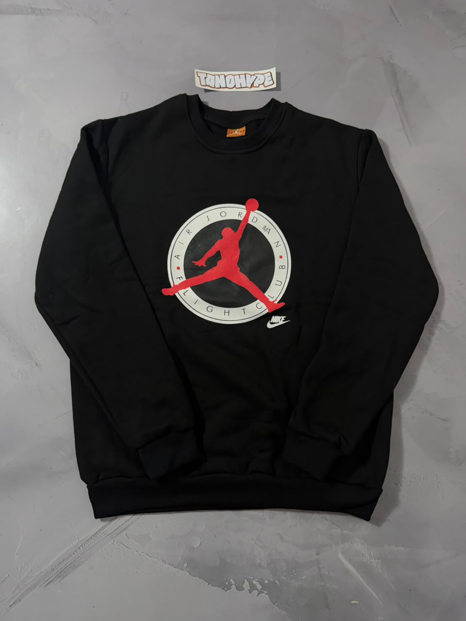 Moletom Jordan Flight Club - Preto