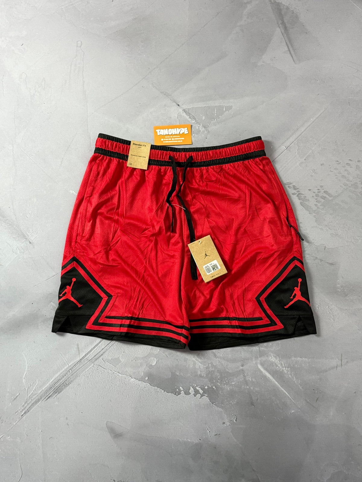 Shorts Jordan Diamond Dri Fit - Vermelho