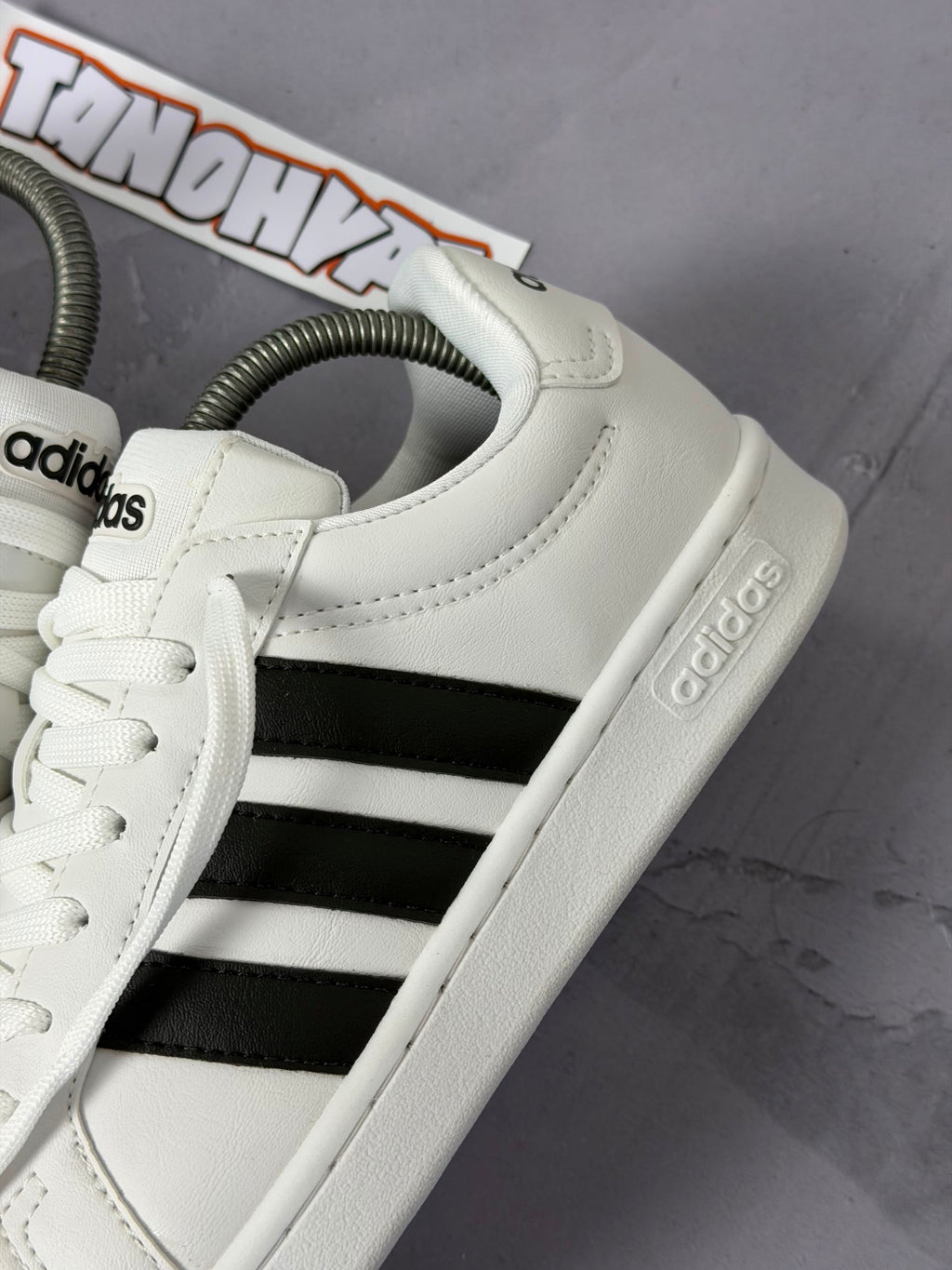 Tênis Adidas Grande Court - Branco/Preto