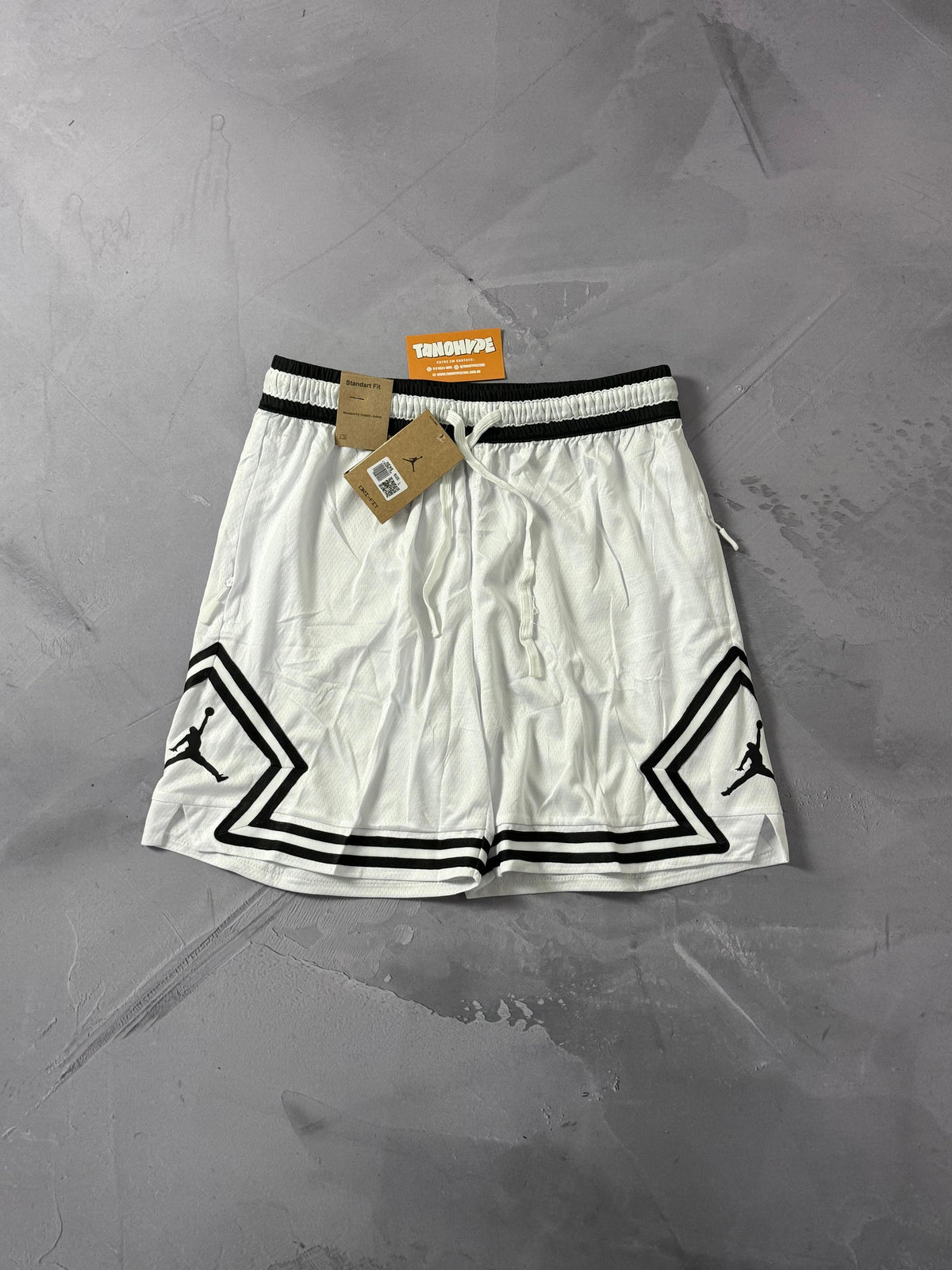 Shorts Jordan Diamond Dri Fit - Branco