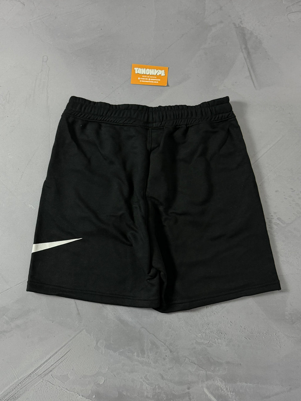 Shorts Moletom Nike Big Swoosh - Preto