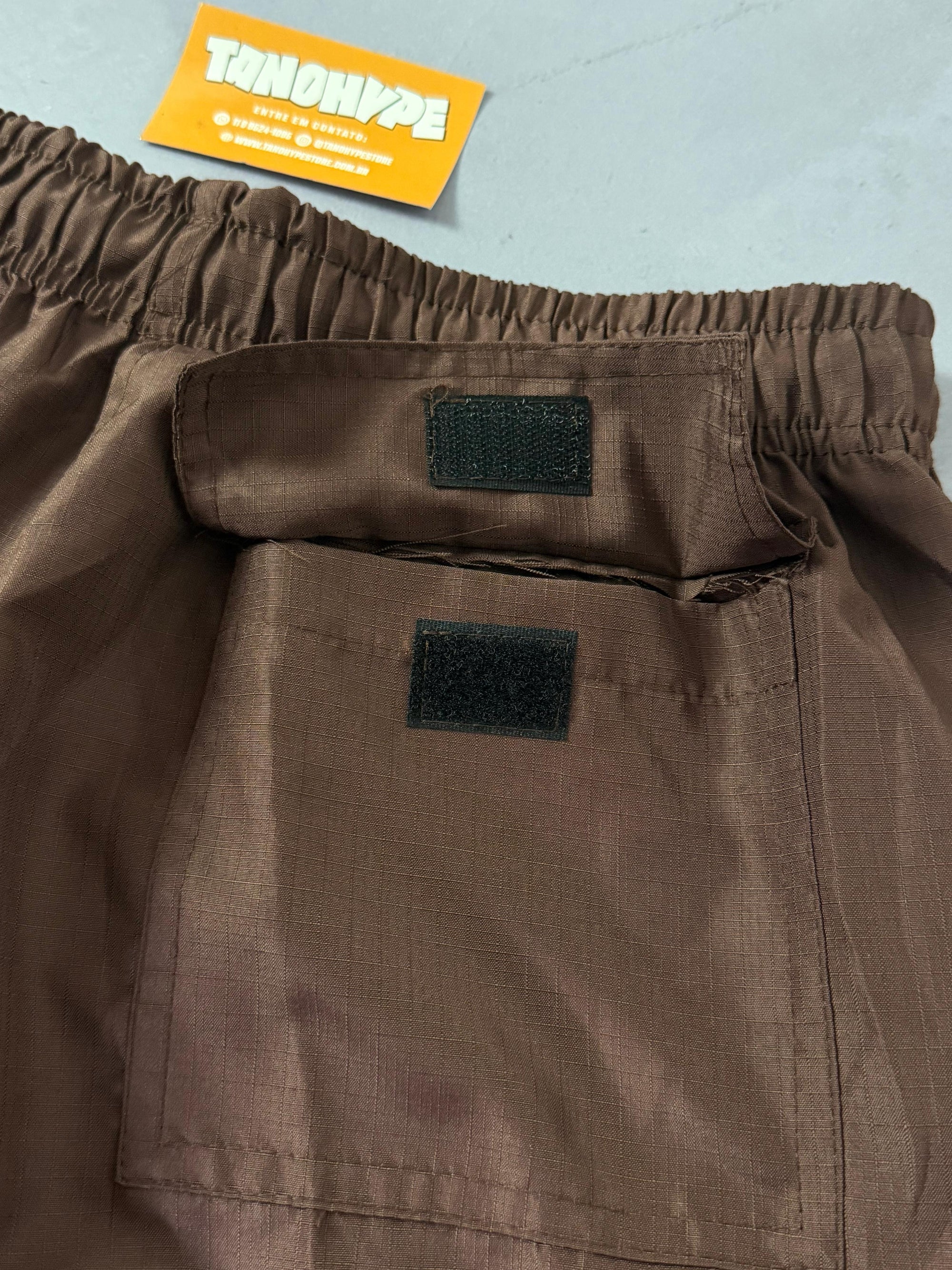 Shorts Ripstop Cargo Nike - Marrom