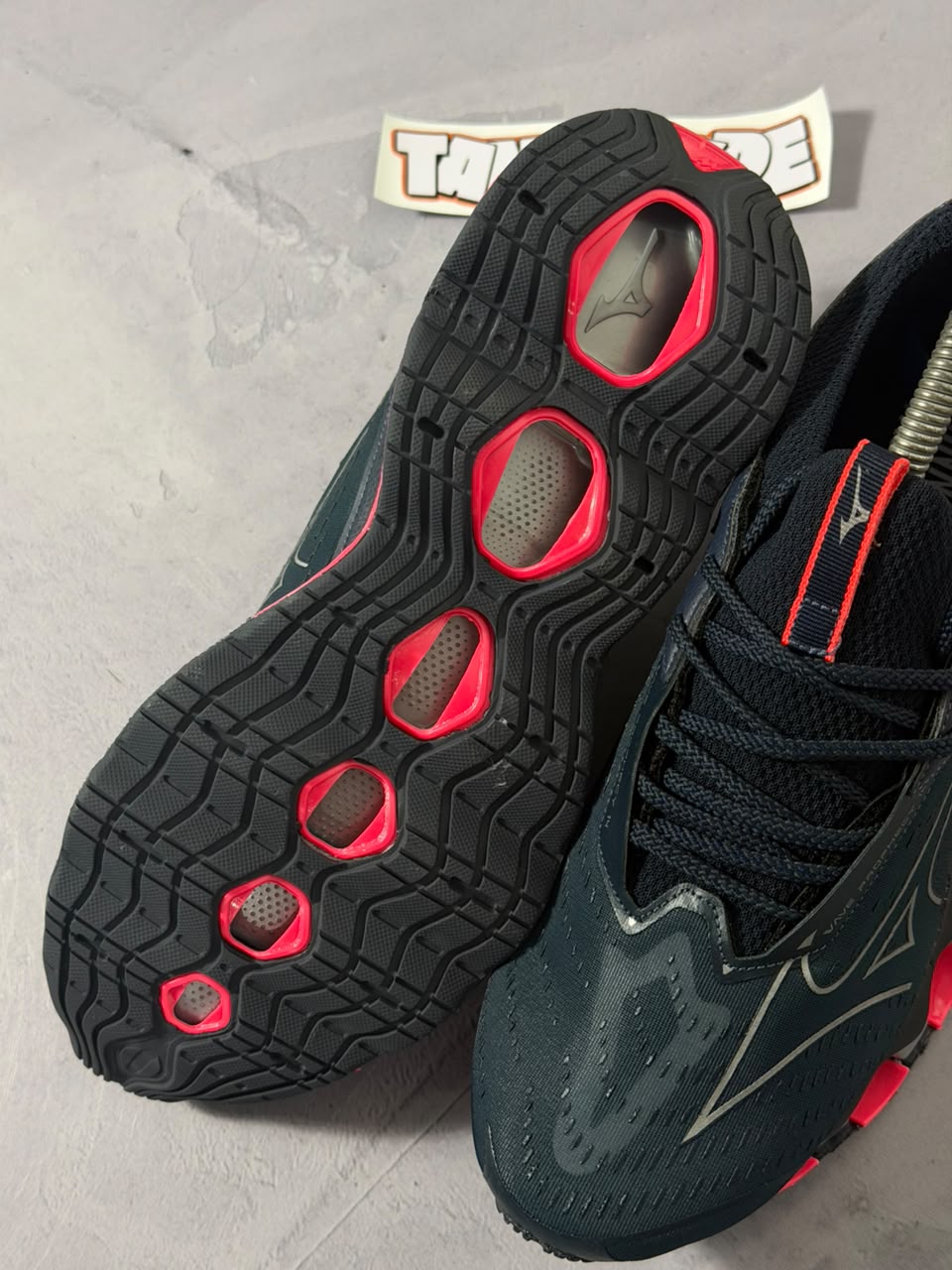 Tênis Mizuno Wave Prophecy 14 - Dark Blue Red