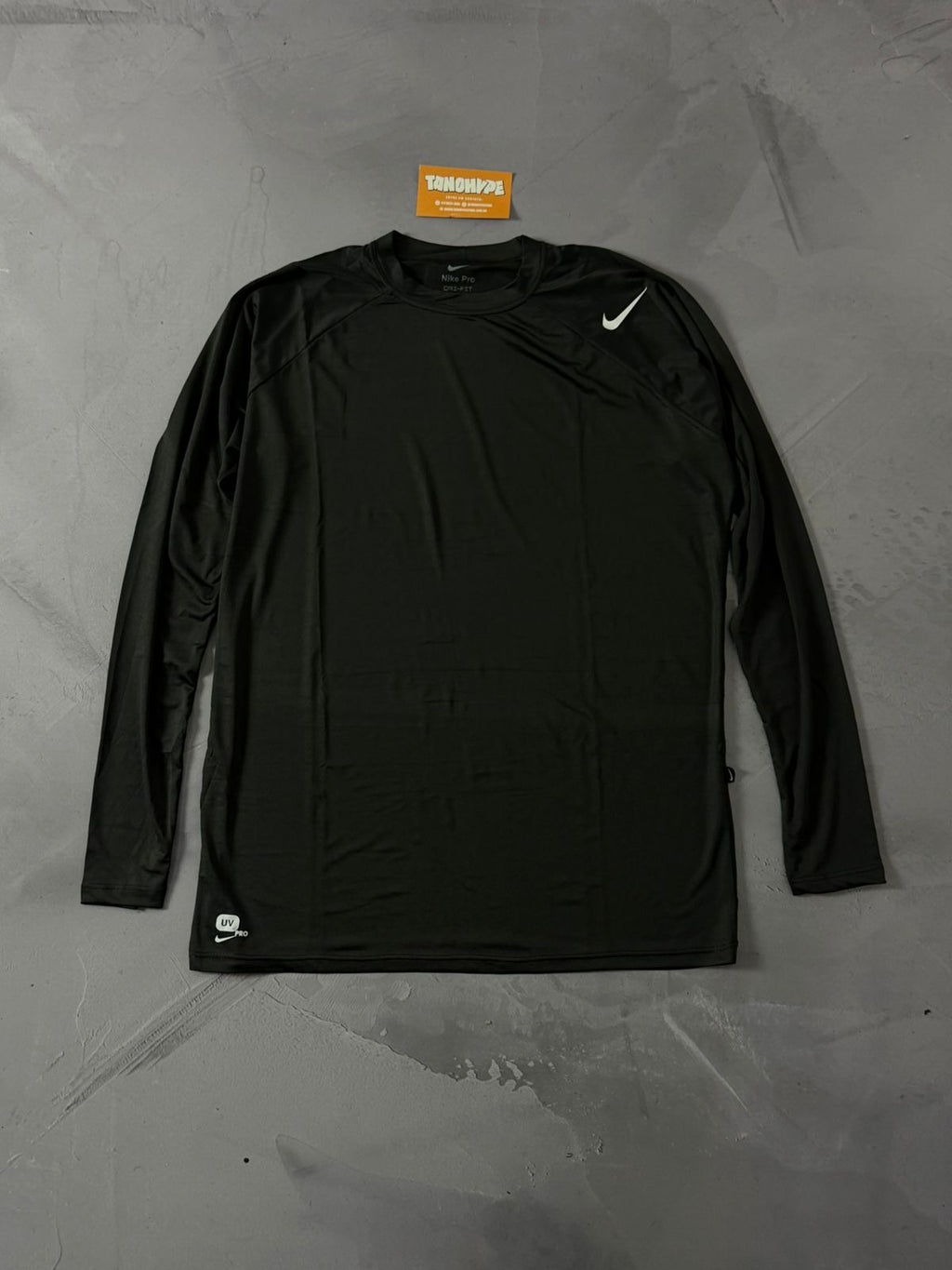 Camiseta Nike Dri Fit Manga Longa - Preto