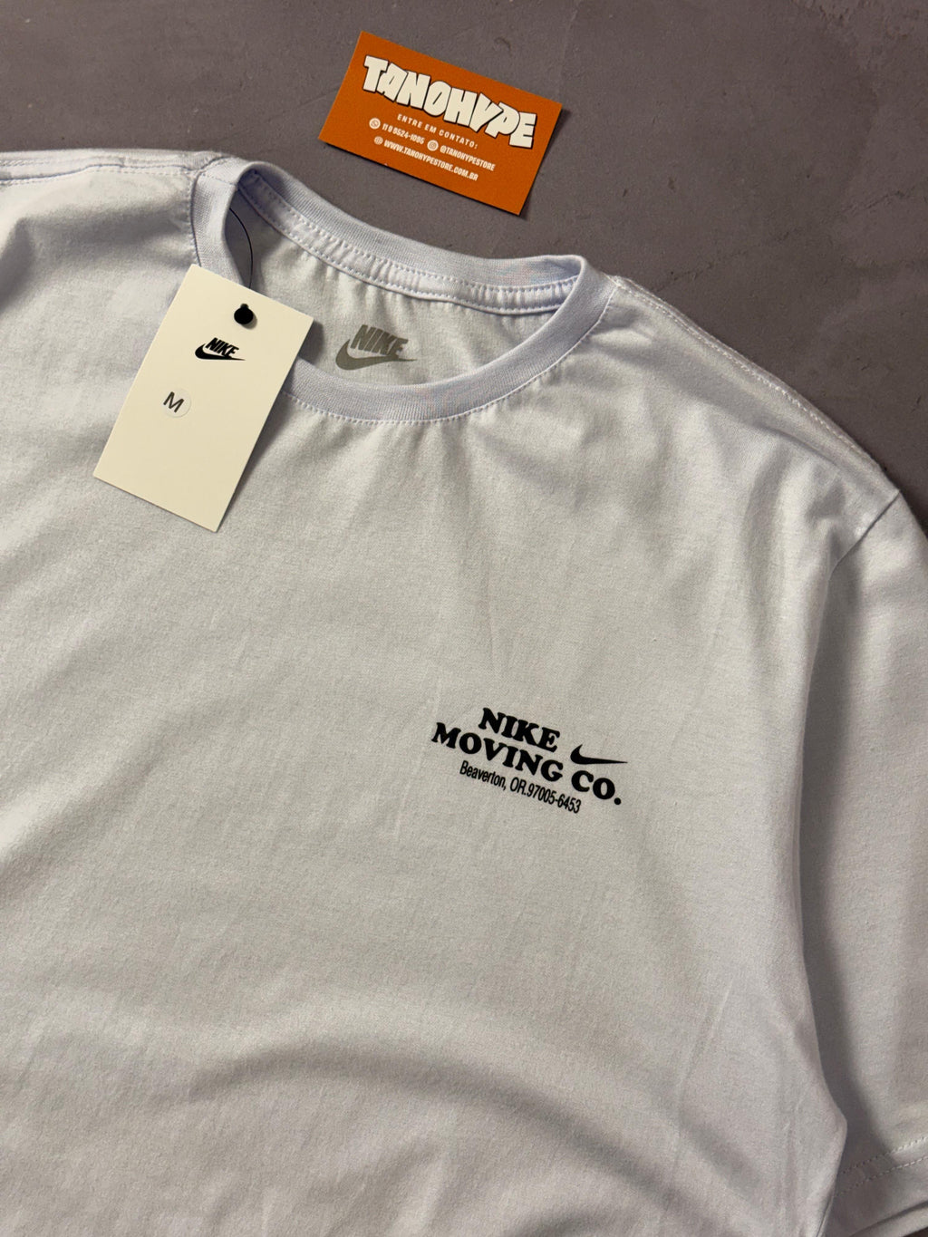 Camiseta Nike Moving - Branca