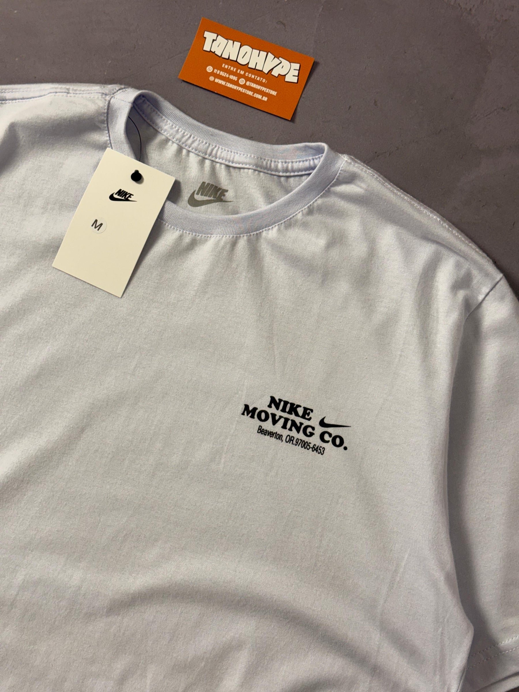 Camiseta Nike Moving - Branca