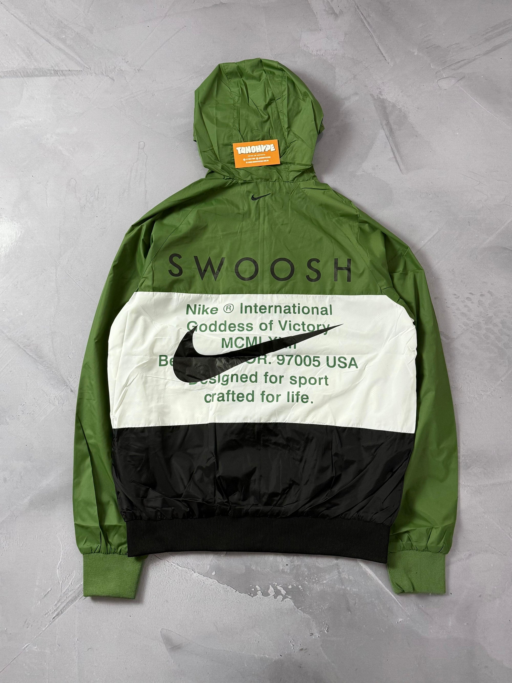 Corta Vento Nike Double Swoosh - Verde