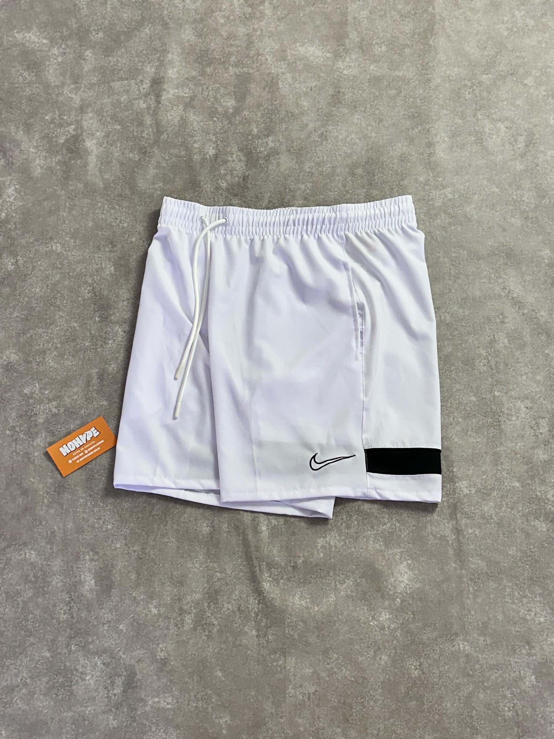 Shorts Tactel Nike Academy - Branco