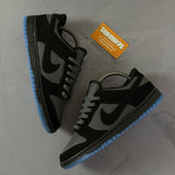 Tênis Nike Dunk - Black Blue Camurça