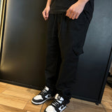 Calça Cargo Reta - Preta