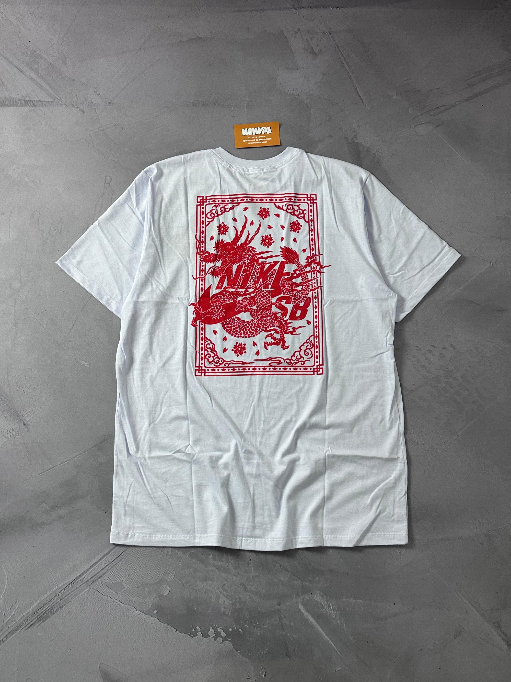 Camiseta Nike Sb Dragon - Branco