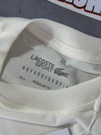 Camiseta Lacoste x Djokovic - Creme