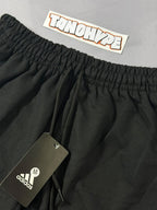 Shorts Tactel Adidas Logo - Preto