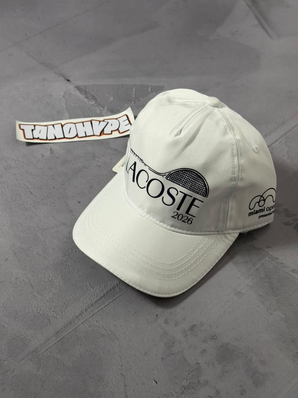 Boné Lacoste Miami Open 2026 - Branco