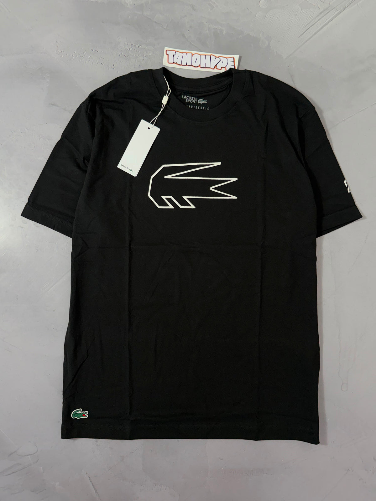 Camiseta Lacoste x Djokovic 02 - Preto