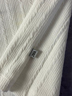 Camiseta Zara Tricô - Off White