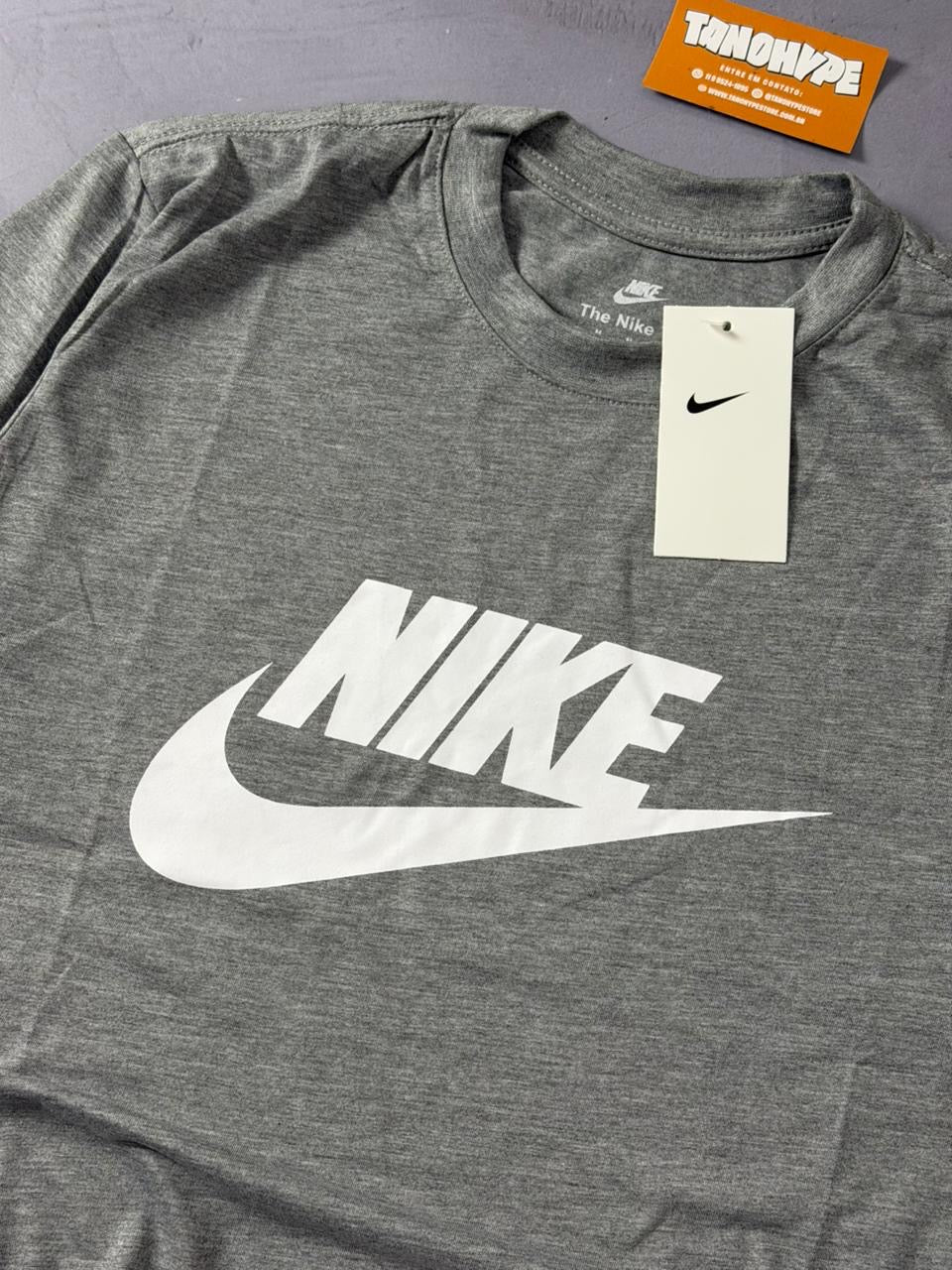 Camiseta Nike Icon - Cinza