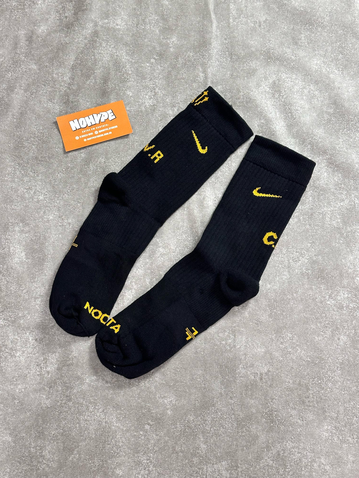 Meia Cano Alto Nike x Nocta - Preta