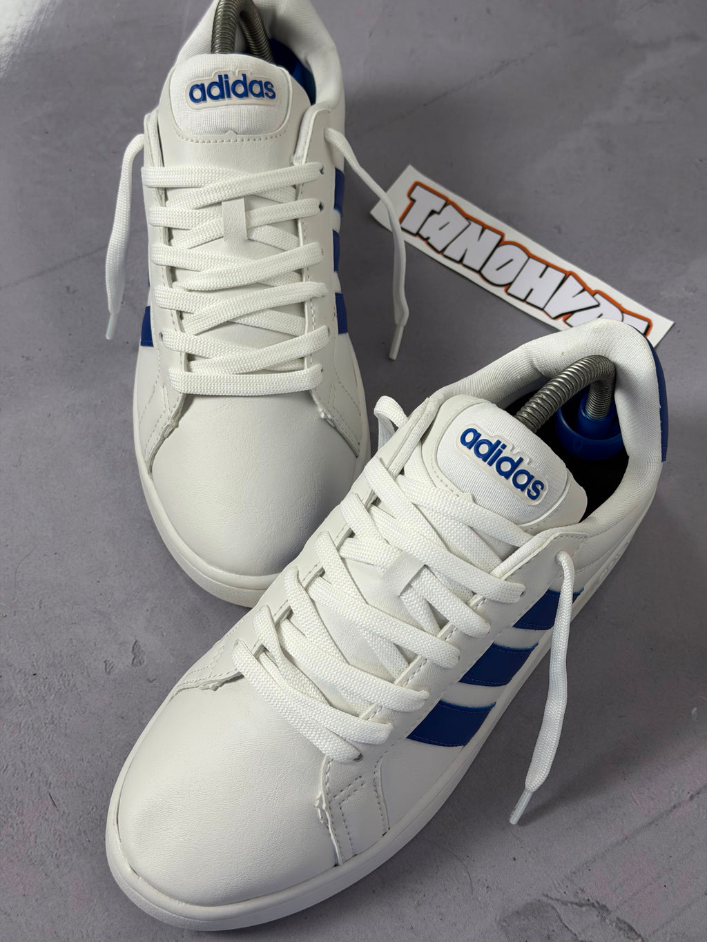 Tênis Adidas Grande Court - Branco/Azul