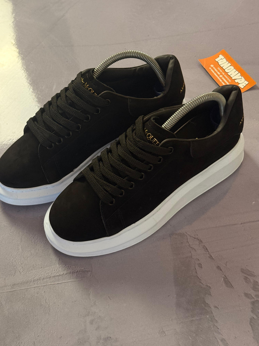 Tênis Alexander McQueen - Preto Camurça