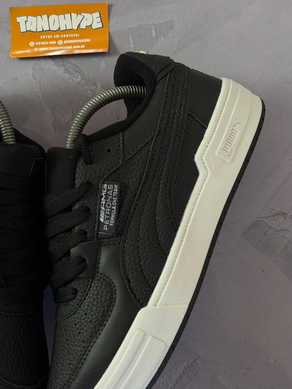 Tênis Puma Ca Pro AMG Mercedes - Preto e Branco